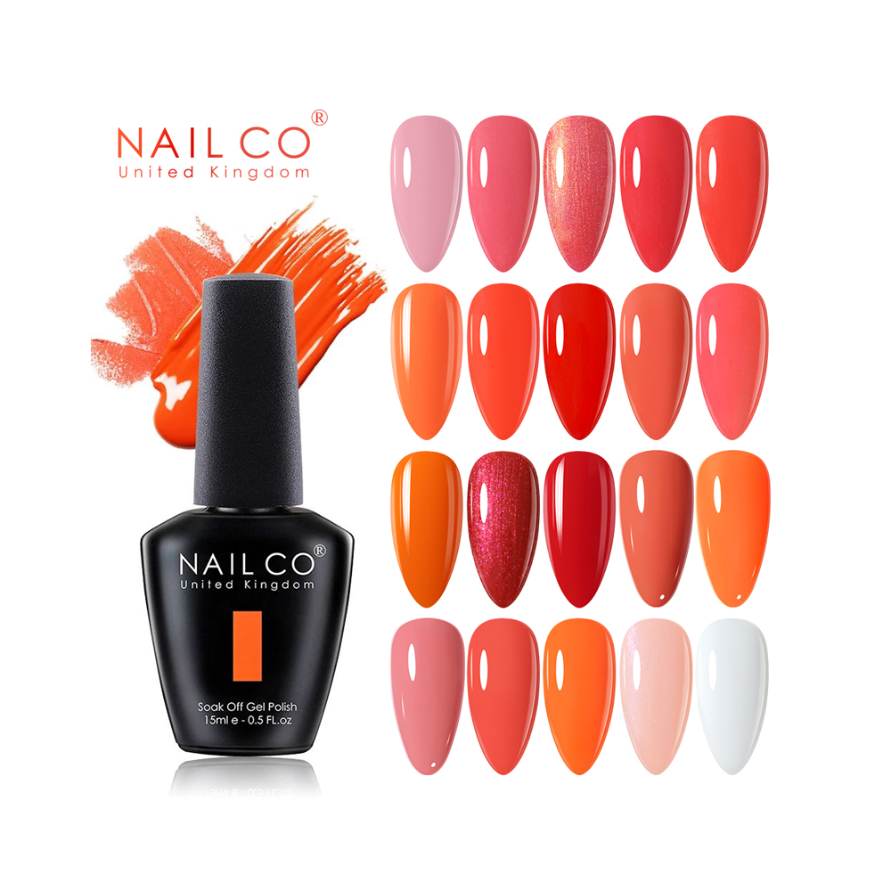 Nail Art Orange - NAILCO 15Ml Cam Đỏ Hồng Màu