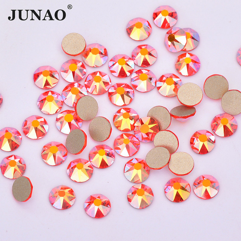 Nail Art Orange - JUNAO ss20 Màu Đỏ Cam AB