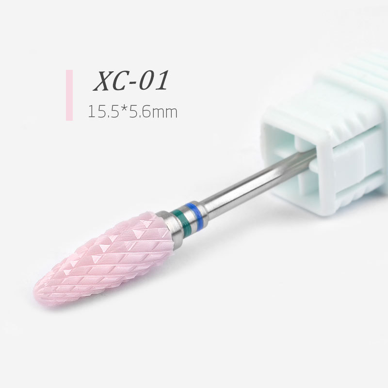 Pink Ceramic Milling Cutters F - đánh giá và giá Nail Drill Machine