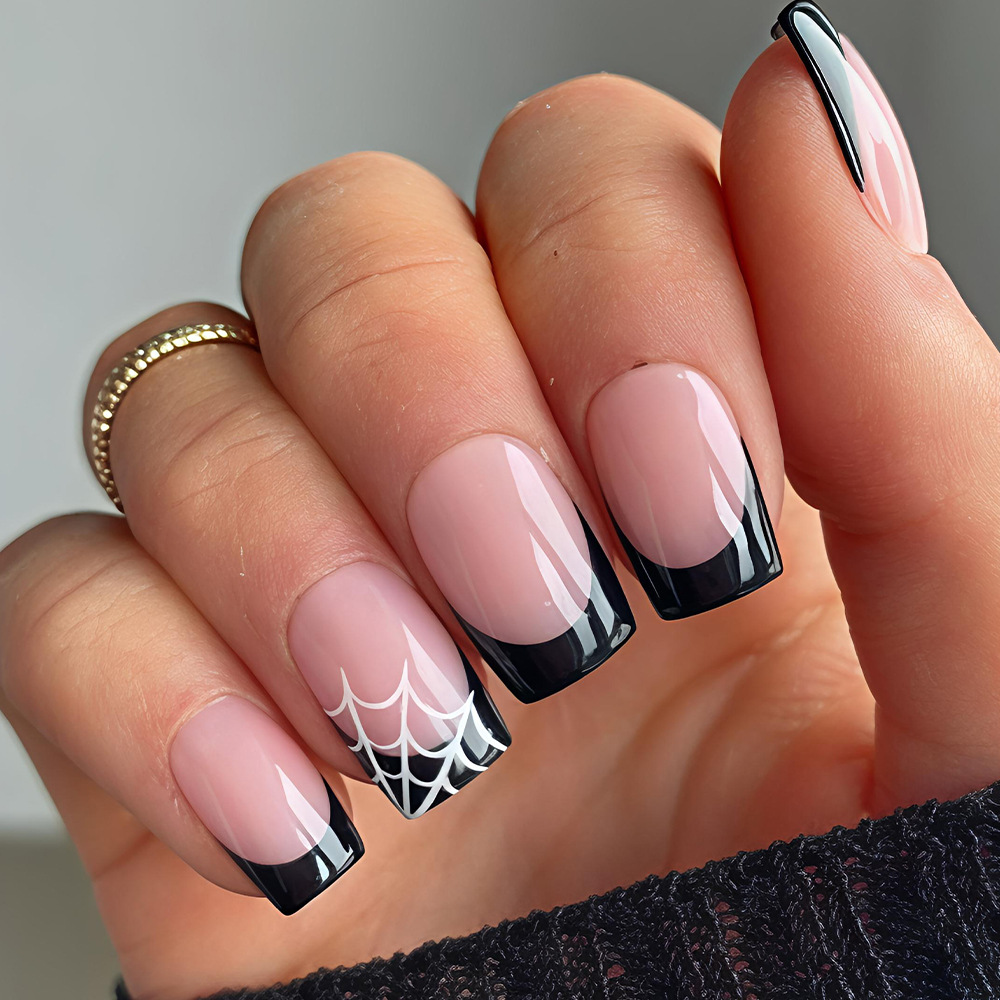 24Pcs Halloween Press On Nails - đánh giá và giá Nail Art Pink