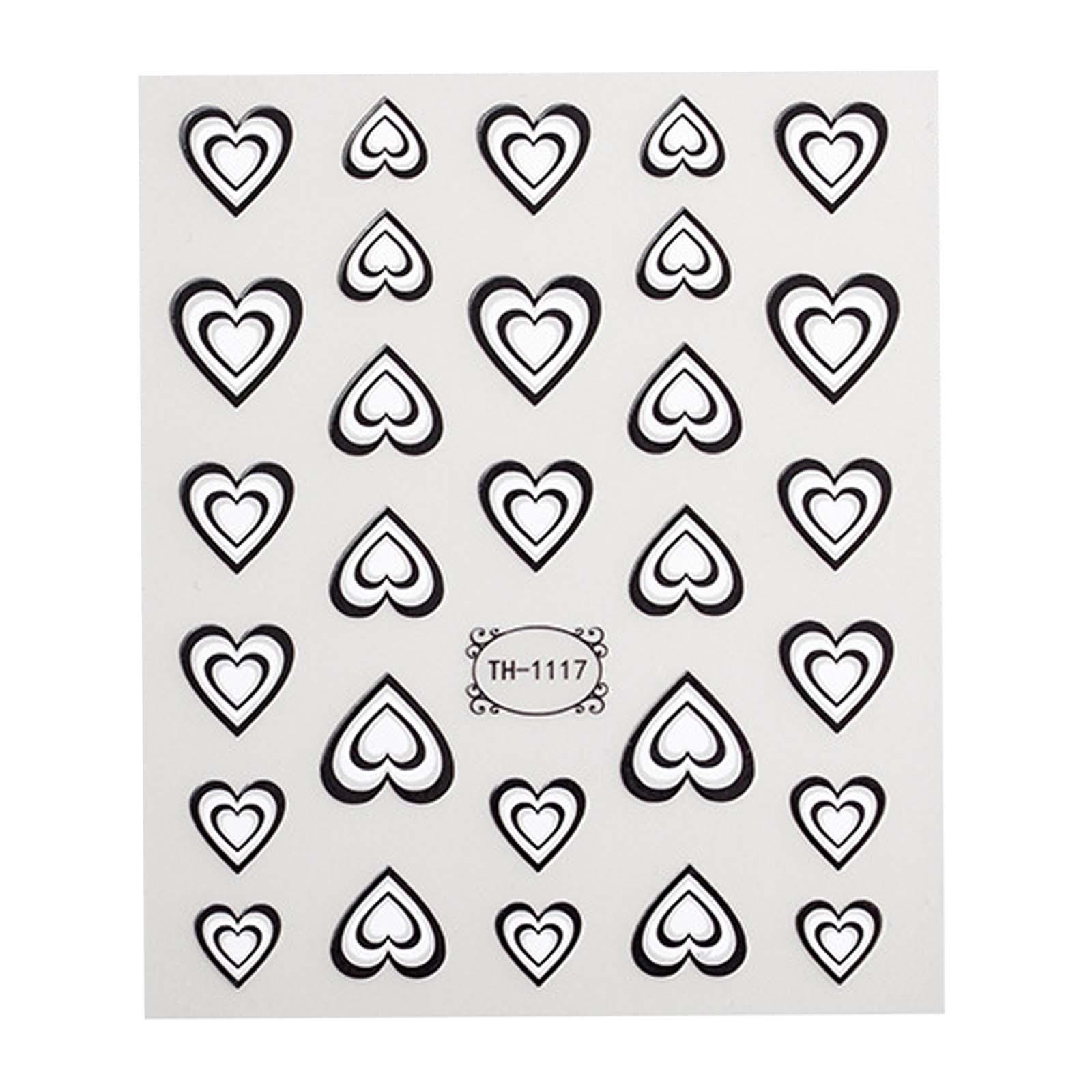 Valentines Day 3D Heart Nail A - đánh giá và giá Nail Art Valentines Day