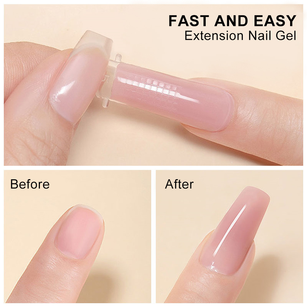 Poly Nail Gel Set for Extensio - đánh giá và giá Nail Art Ombre