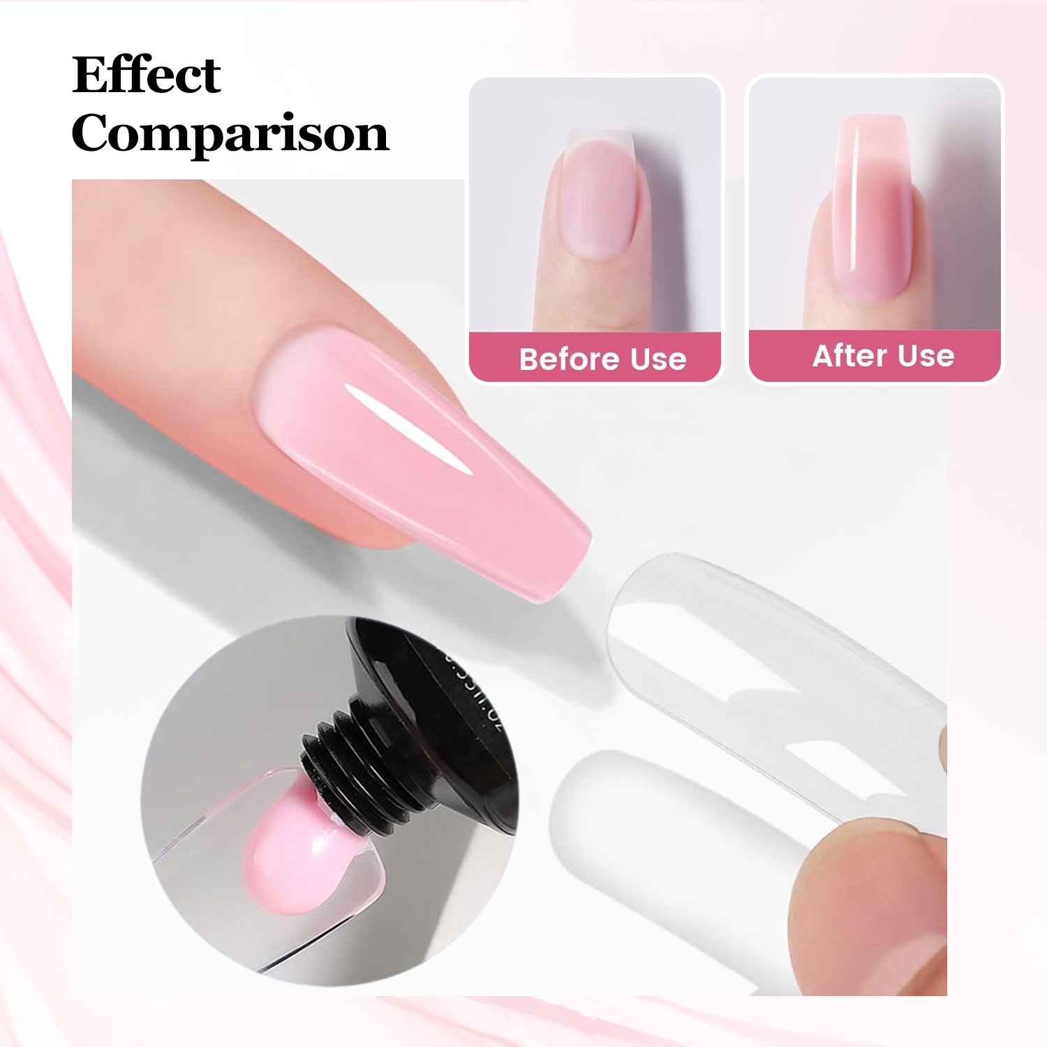 Duolingdai 4 Color Poly Nail E - đánh giá và giá Nail Art Ombre