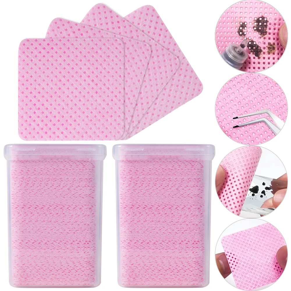 200Pcs Pink Lint-Free Nail Pol - đánh giá và giá Nail Art Pink