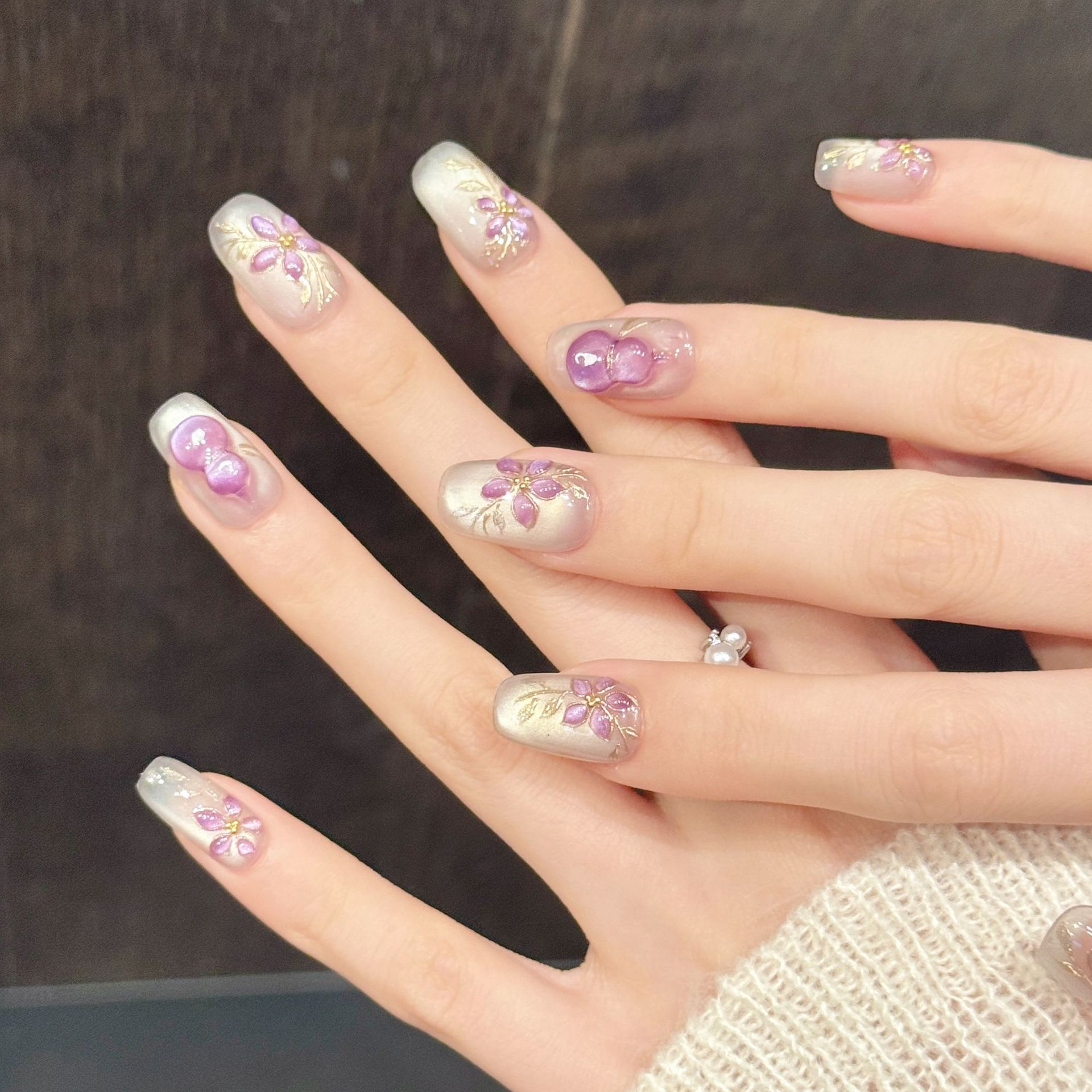 10pcs Handmade Fake Nails Midd - đánh giá và giá Nail Art Press On
