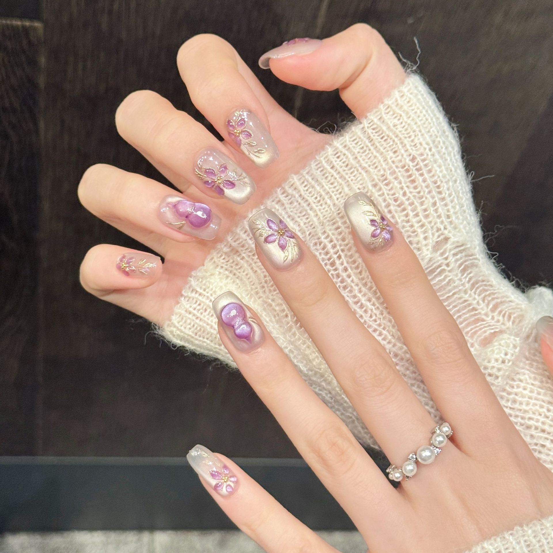 10pcs Handmade Fake Nails Midd - đánh giá và giá Nail Art Press On