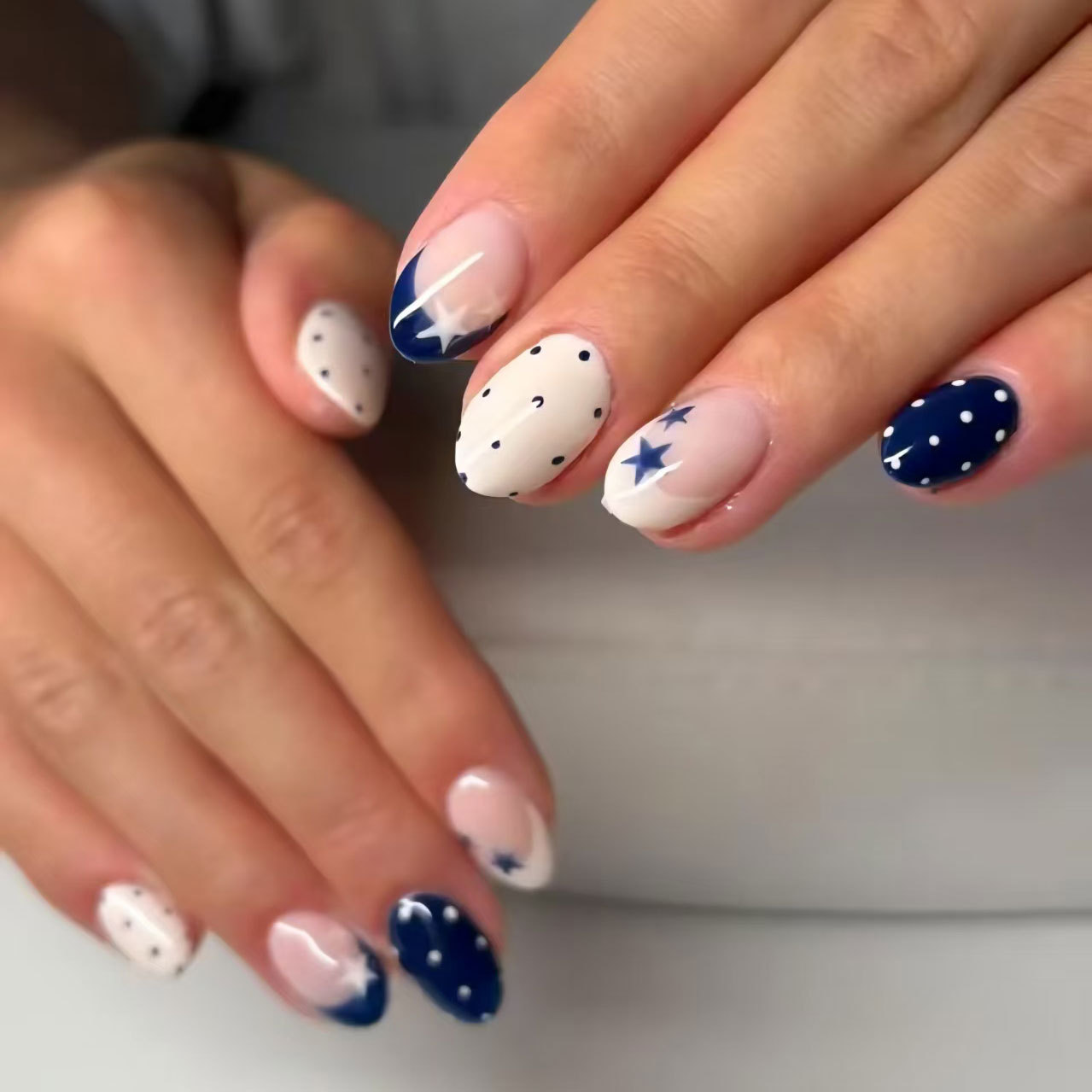 24Pcs Pentagram Press on Fake  - đánh giá và giá Nail Art Press On
