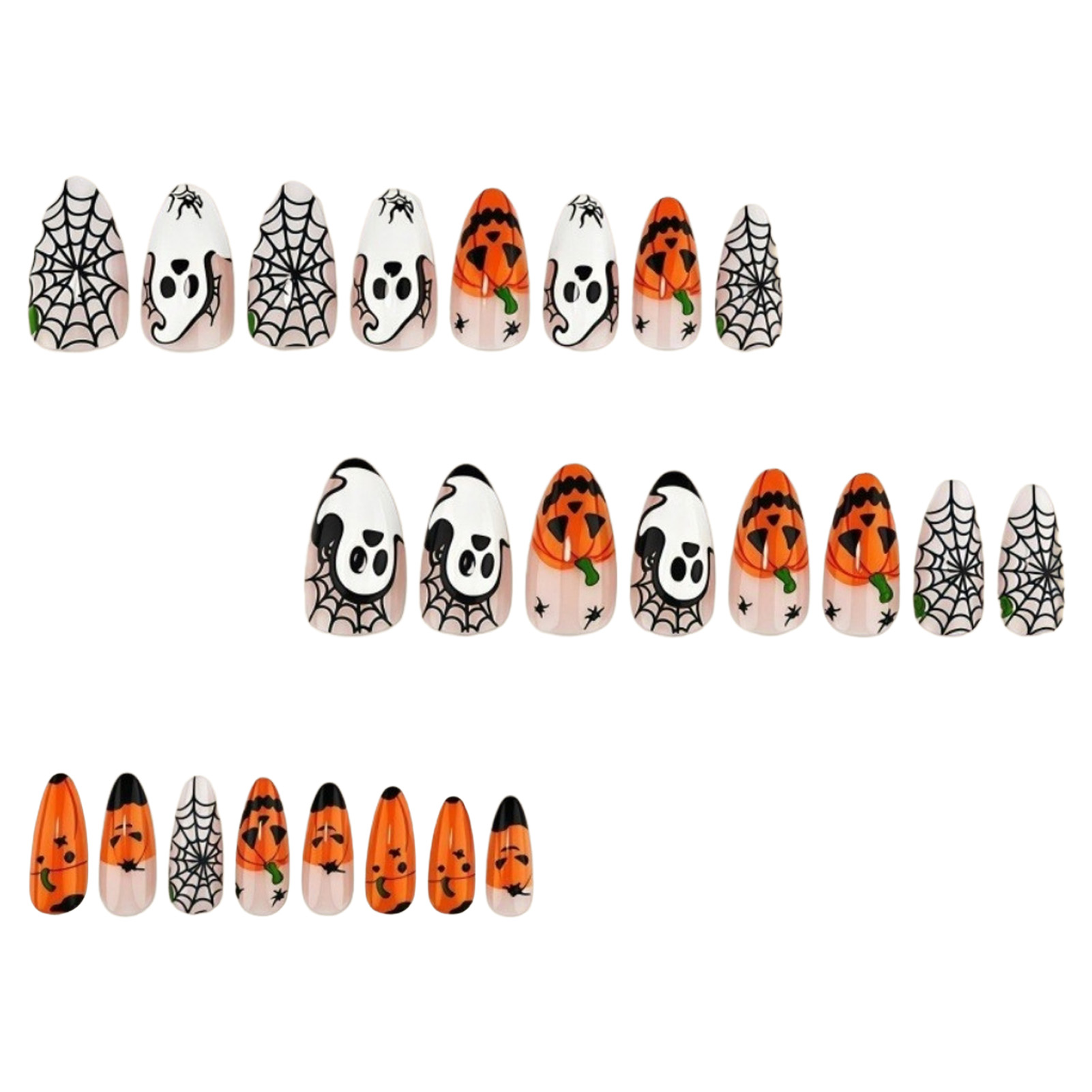 24pcs Halloween Press On Nails - đánh giá và giá Nail Art Press On