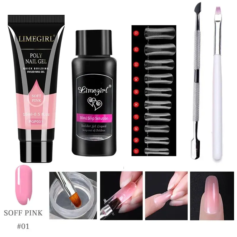 LIMEGIRL 15ml Nail Extension G - đánh giá và giá Nail Art Ombre