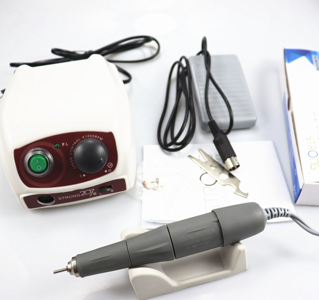 STRONG 210/207B 65W 50000RPM N - đánh giá và giá Nail Drill Machine