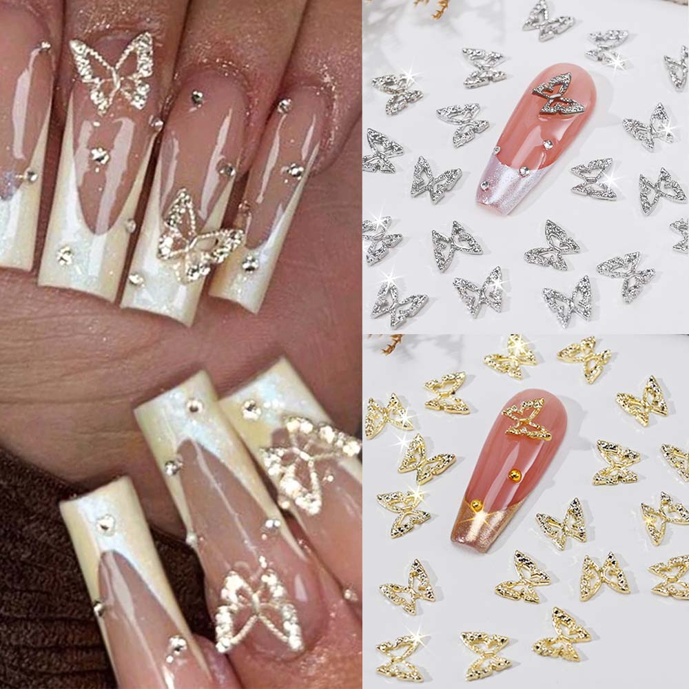 20pcs 3D Exquisite Hollow Butt - đánh giá và giá Nail Art Valentines Day