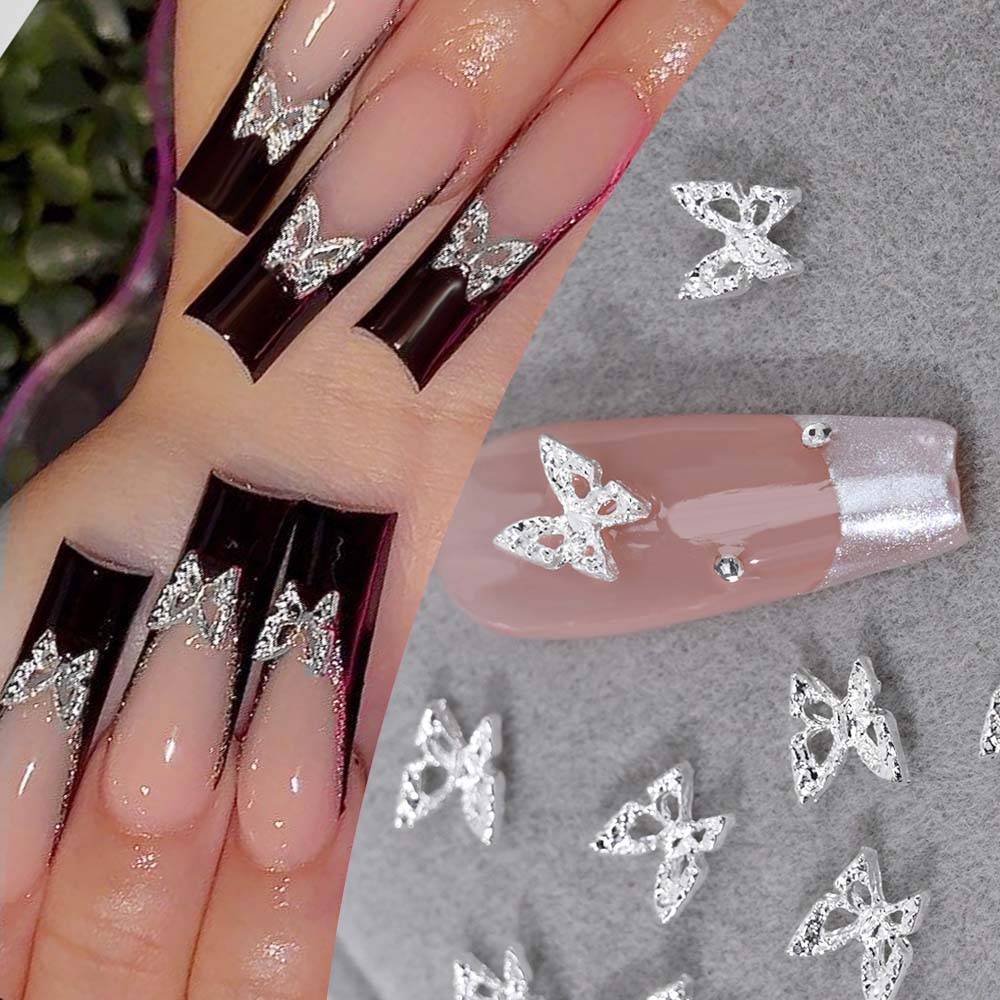 20pcs 3D Exquisite Hollow Butt - đánh giá và giá Nail Art Valentines Day
