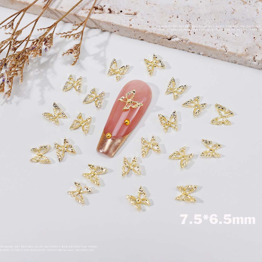 20pcs 3D Exquisite Hollow Butt - đánh giá và giá Nail Art Valentines Day