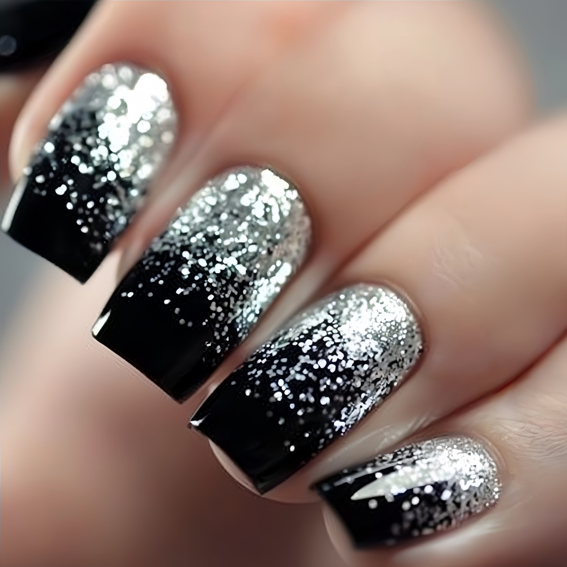 Short Medium fake nails Gradie - đánh giá và giá Nail Art Press On
