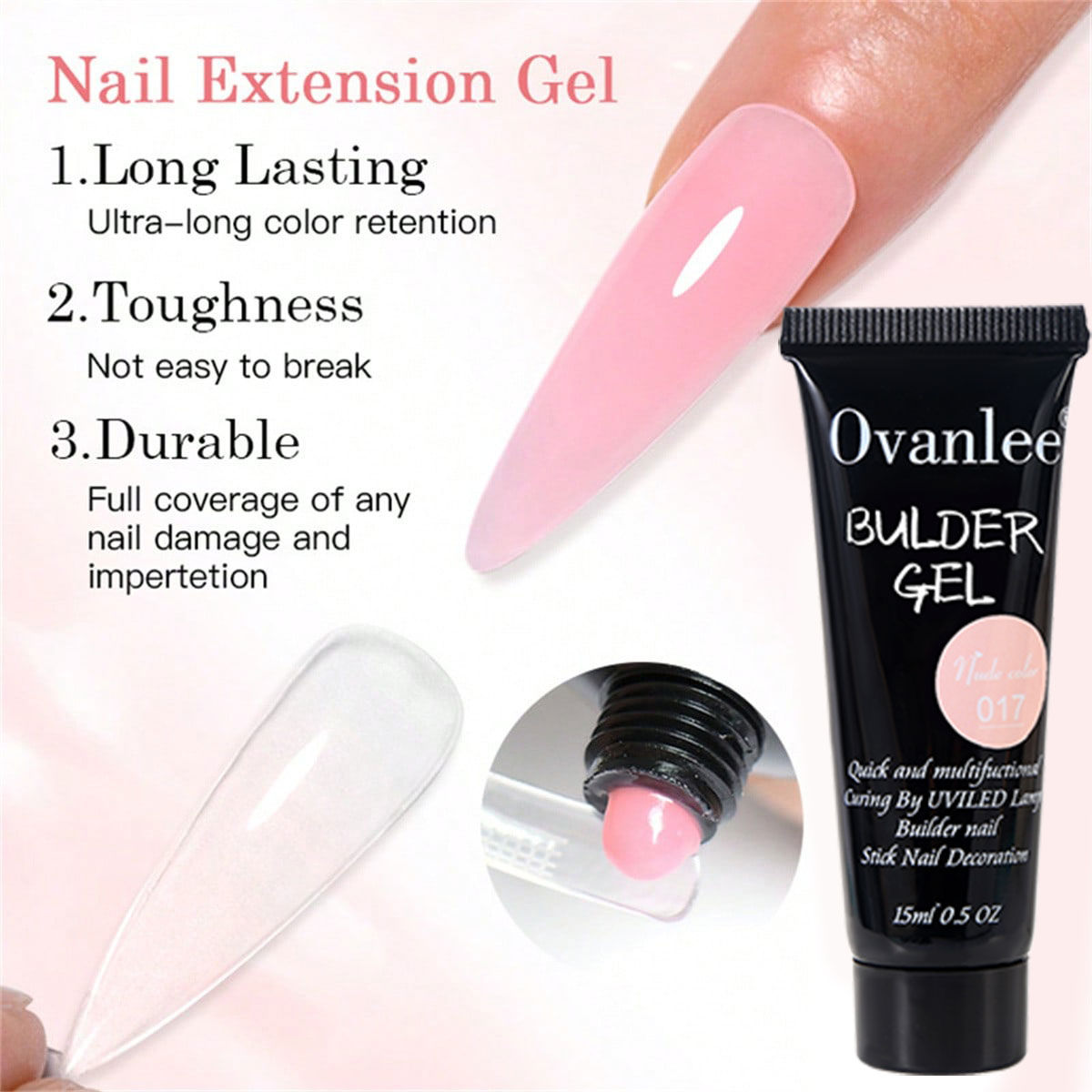 Ovanlee 18-In-1 Form-Free Poly - đánh giá và giá Nail Art Ombre