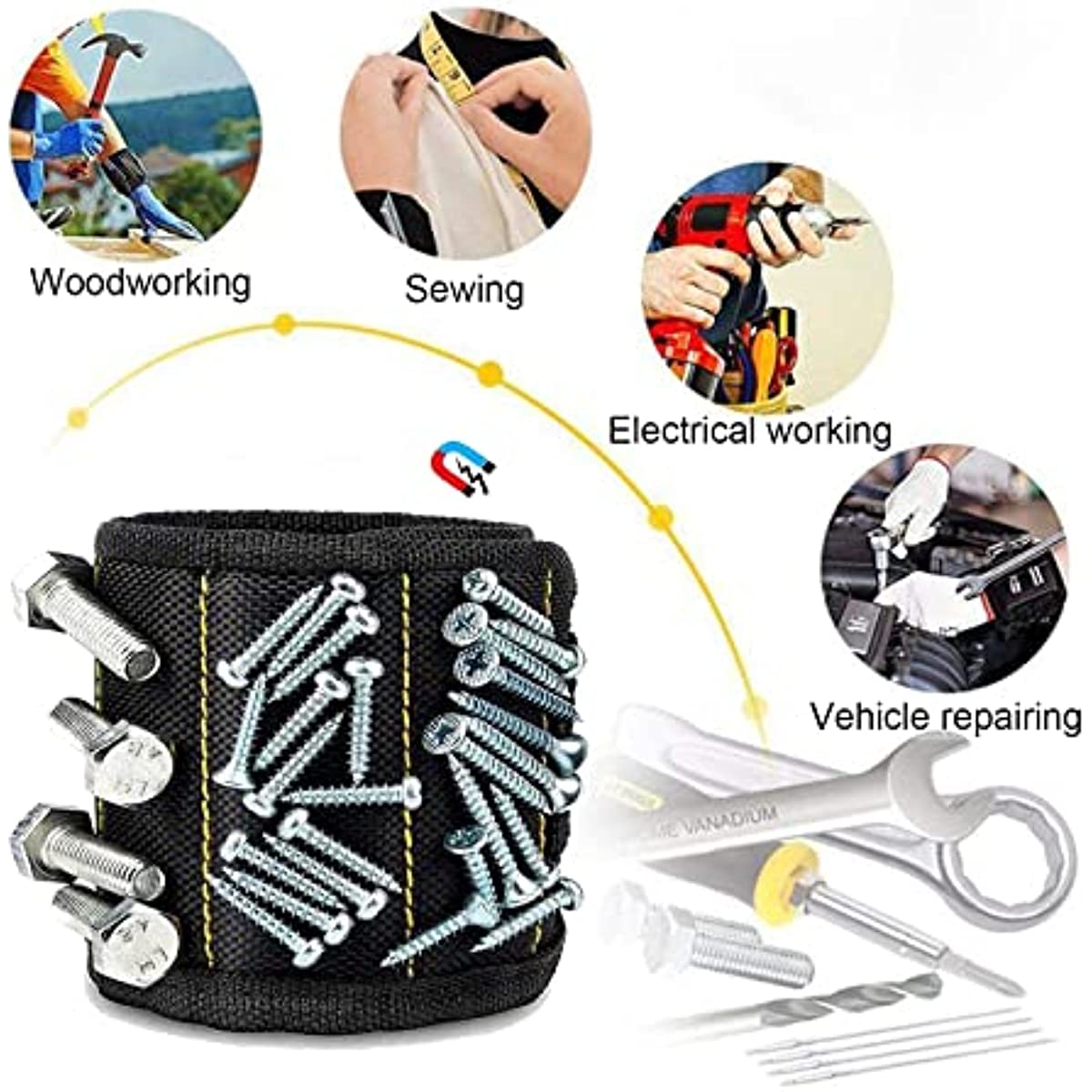 Strong Magnetic Wristband Port - đánh giá và giá Nail Drill Machine