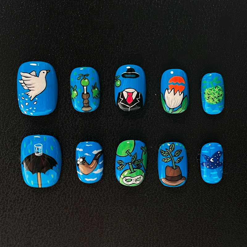 10Pcs Personalized Pattern Des - đánh giá và giá Nail Art Press On