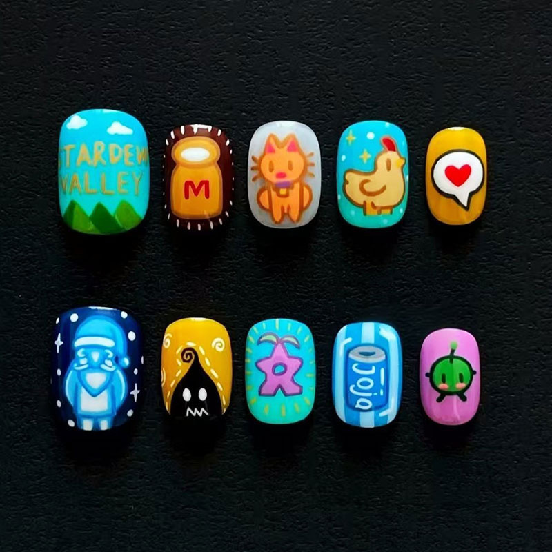 10Pcs Personalized Pattern Des - đánh giá và giá Nail Art Press On
