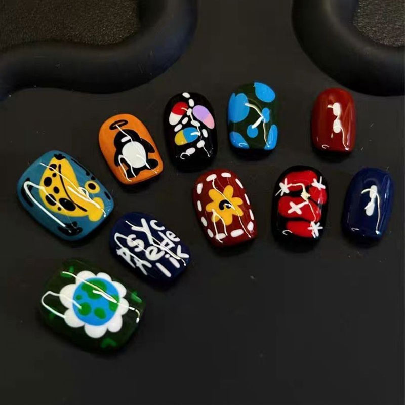 10Pcs Personalized Pattern Des - đánh giá và giá Nail Art Press On